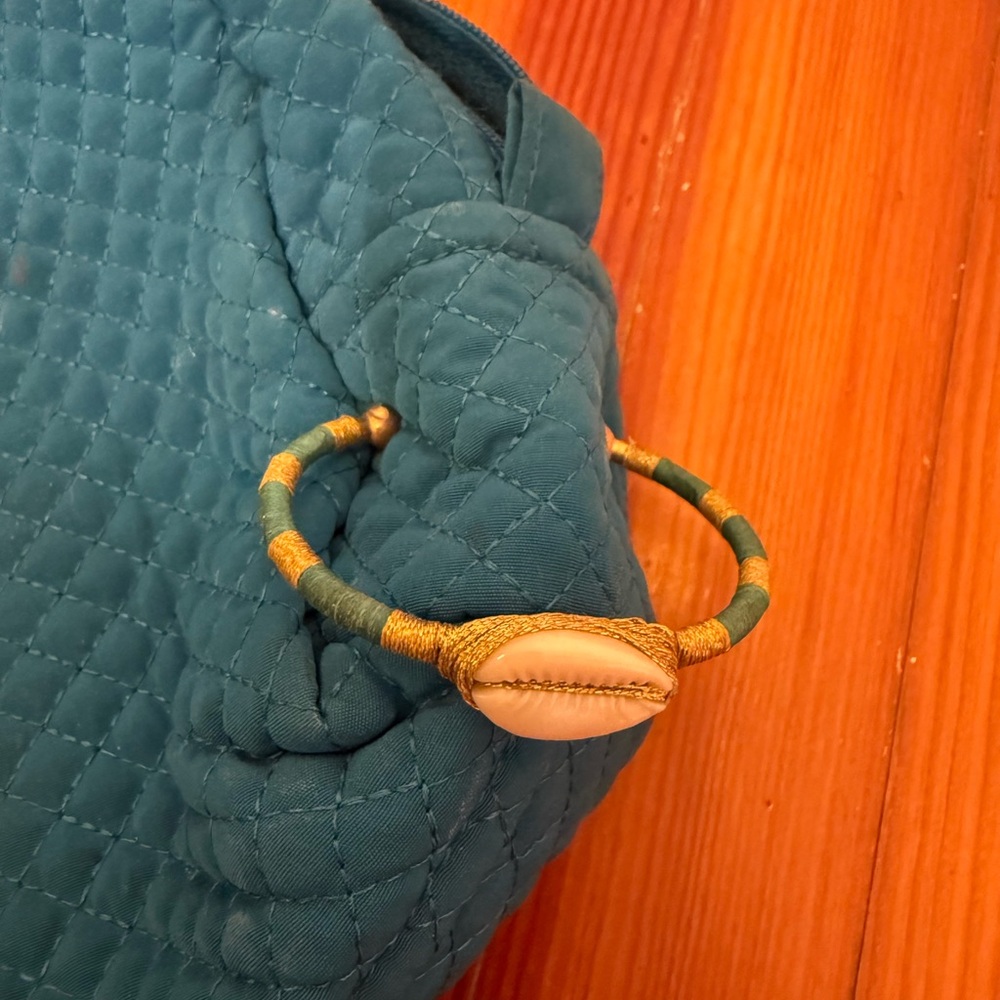 Shell Accent Woven Bracelet